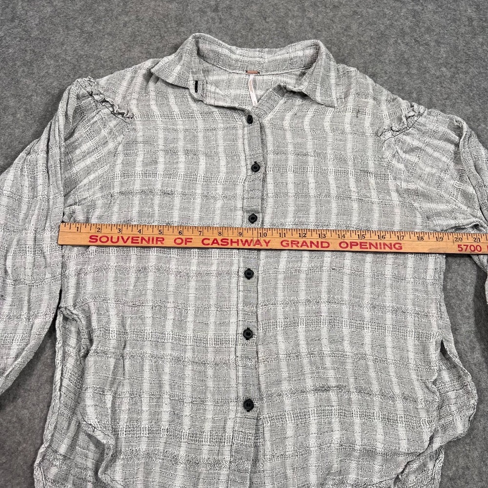 Free People Headed To The Highlands Knit Button‎ Up Shirt Women's Size Small - Picture 4 of 8